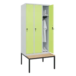 Garderobenschrank auf untergebauter Sitzbank 0