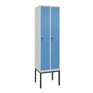 Umkleidespind mit untergebautem Gestell